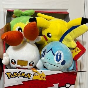 NWT Pokémon 25th anniversary celebration 8” plush
